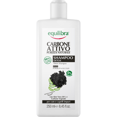 szampon natural organic z czarnym węglem