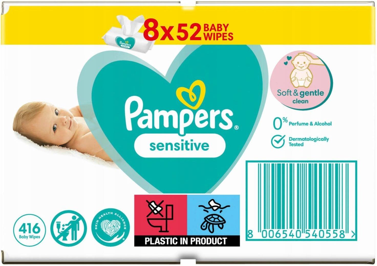 pampers sensitive ceneo