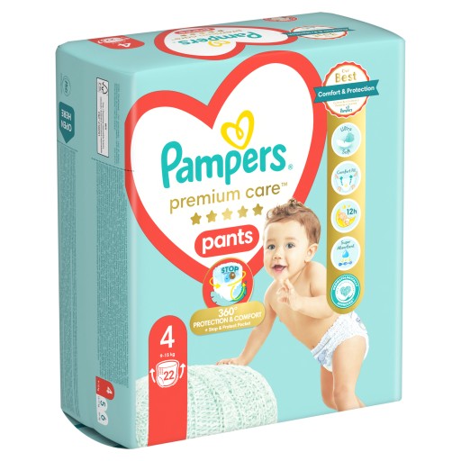 pampers premium care pants 4 22szt