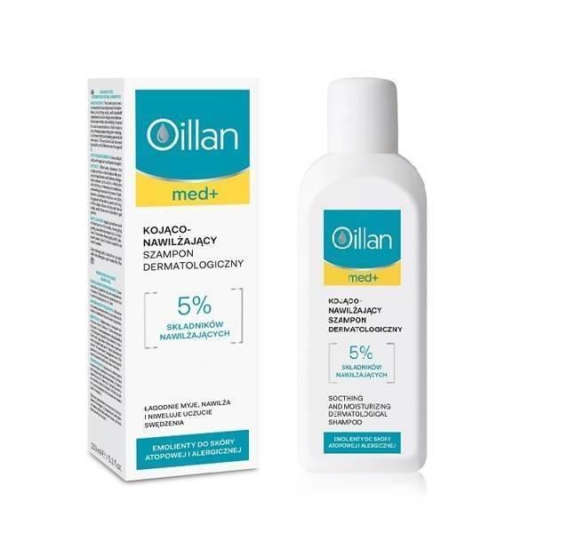 oillan med kojąco-nawilżający szampon dermatologiczny