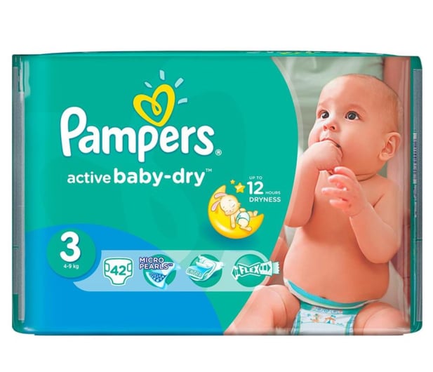 pampers 3 dry active promocja