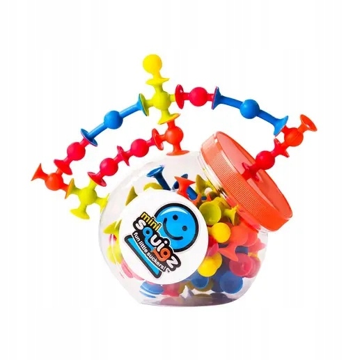 Konstruktor Fat Brain Toys FA107-1 na przyssawkach 75 szt.