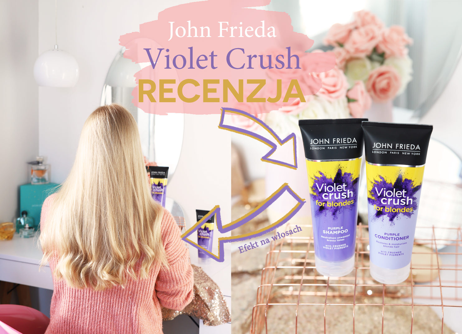 odżywka do włosów john frieda efekty