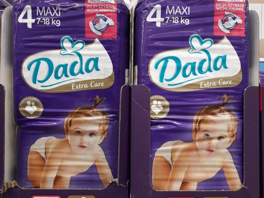 jakie pampersy dada czy pampers