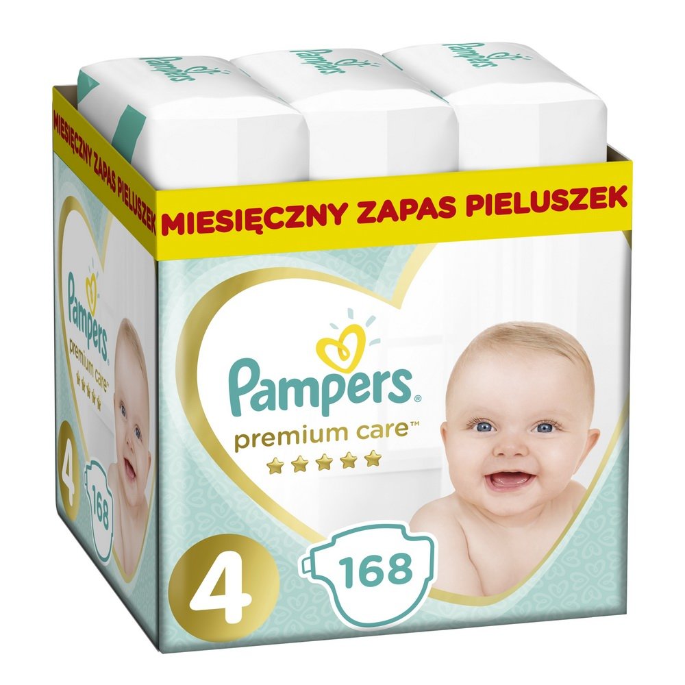 pampers premium care 168 sztuk