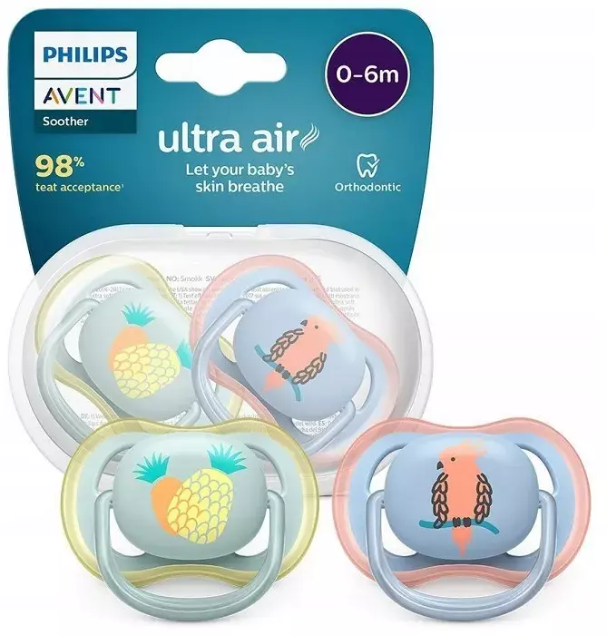 Philips Avent SCF086/01 Smoczek dla niemowląt 0-6 pon.