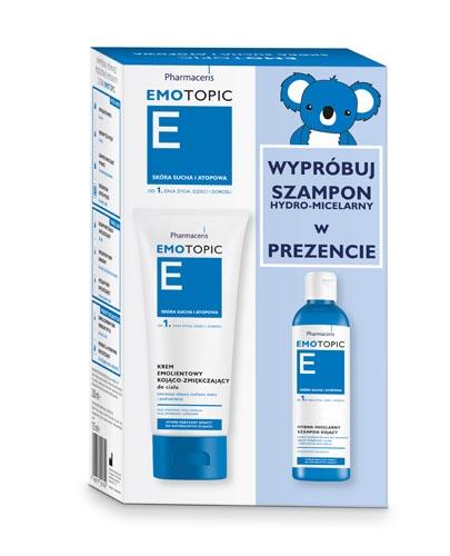 emotopic zestaw w.med krem kojąco-zmiękczający szampon kojący