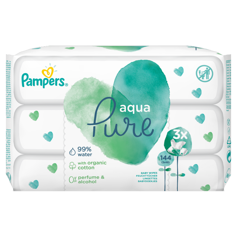 pampers chusteczki pure