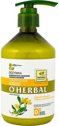 oherbal odżywka do włosów zwiększająca objętość z arniką 500ml