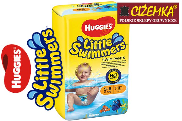 huggies little swimmers medium 12-18kg majteczki 11szt