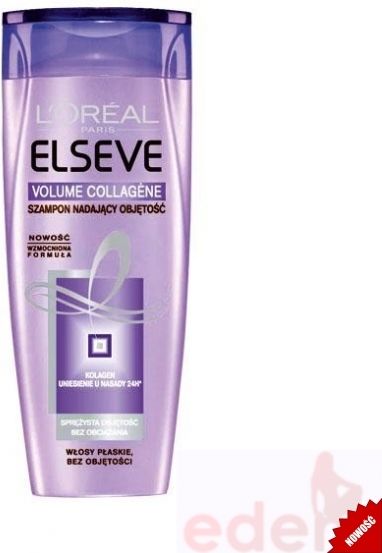 loreal elseve volume collagene szampon nadający objętość bez silikonu