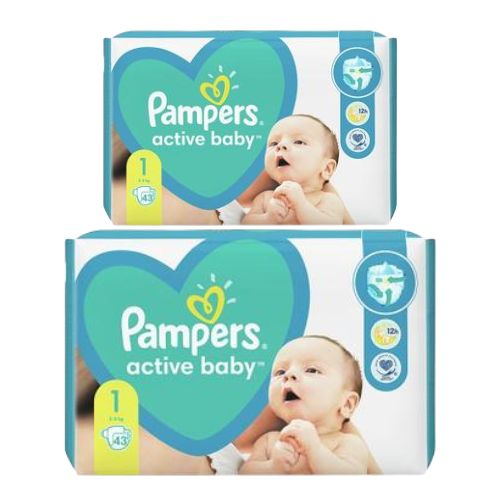 pampers new baby pieluchy jednorazowe rozmiar 1 newborn 43 szt