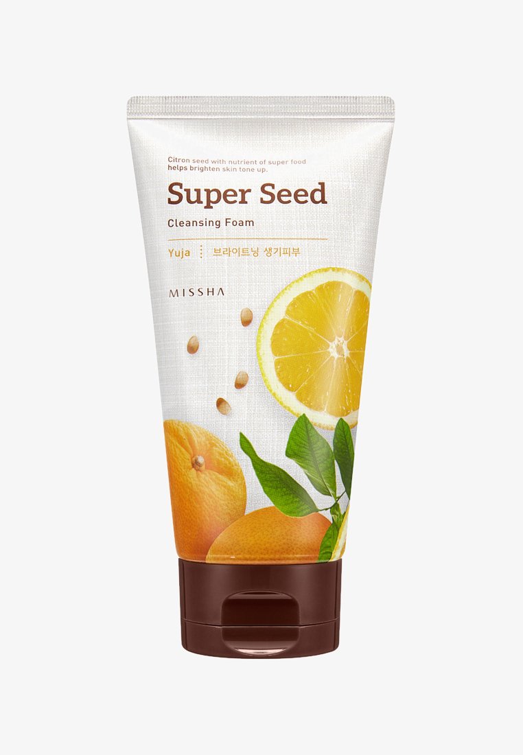 missha super seed cleansing foam grapefruit pianka oczyszczająca do twarzy