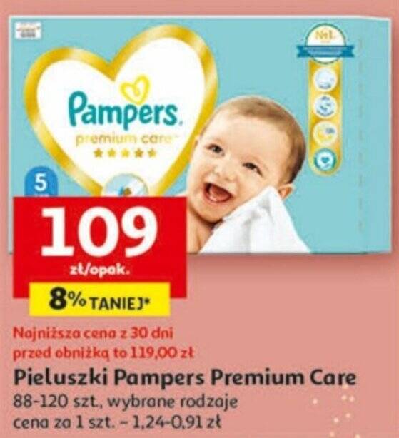 kaufland pampers premium care 1 88 szt