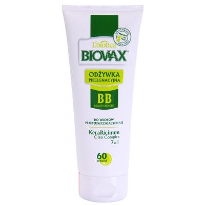 l biotica biovax bb beauty benefit odżywka do włosów ciemnych