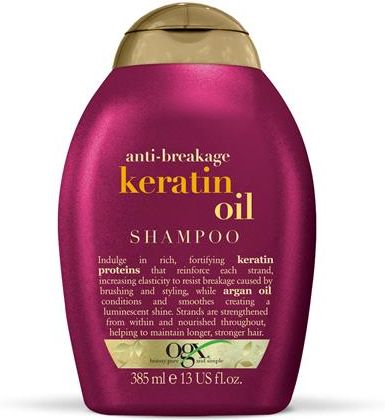 organixkeratin oil szampon zapobiegający łamaniu się włosów