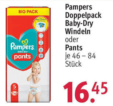 rossmann pampers pants 5 doppelpack