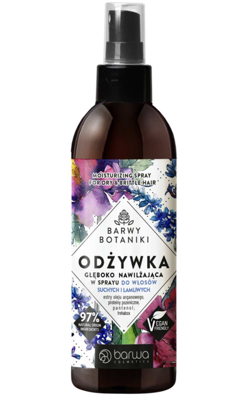 odżywka w sprayu do suchych włosów diy