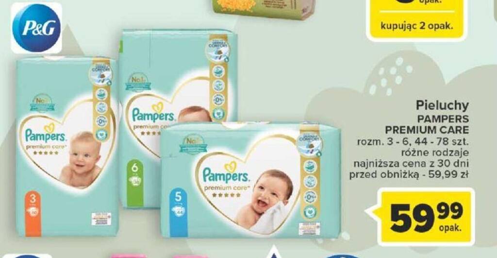 pampers premium care carrefour promocja