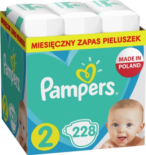 pampers 228 sztuk