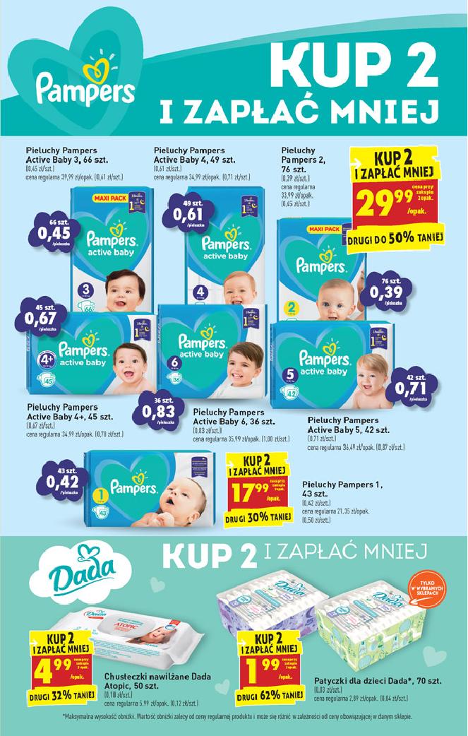 pieluchy pampers promocja