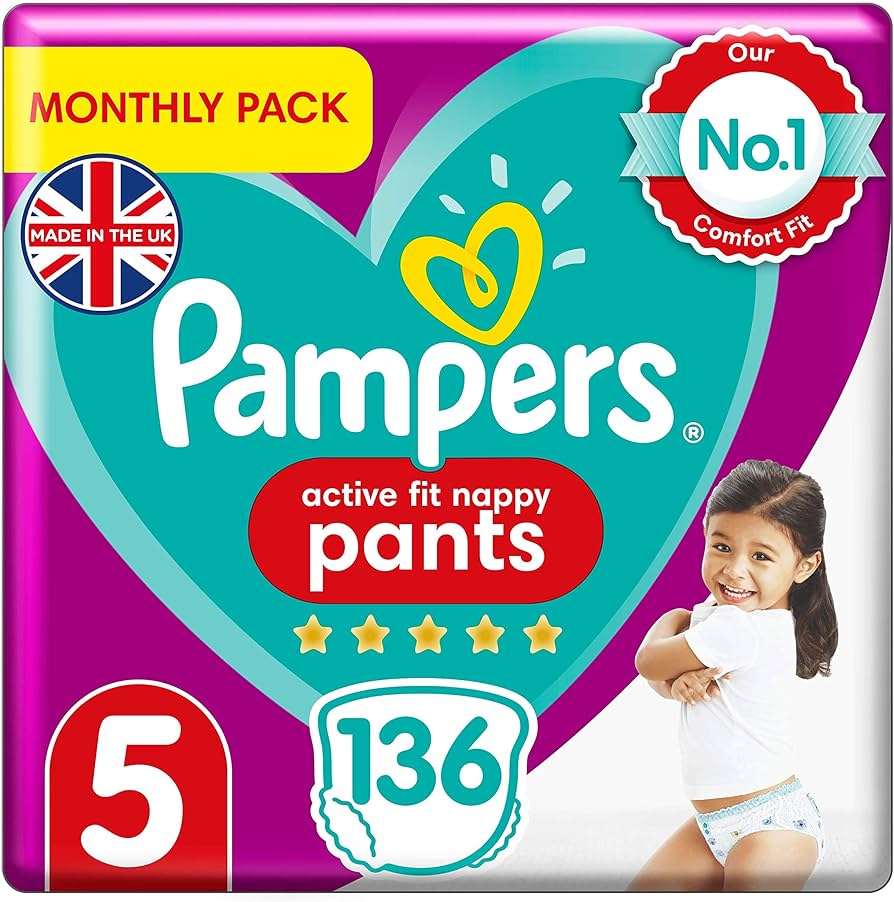 pampers 5 i 6 monthly pack