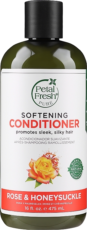 petal fresh organics łagodząca odżywka do włosów róża i wiciokrzew