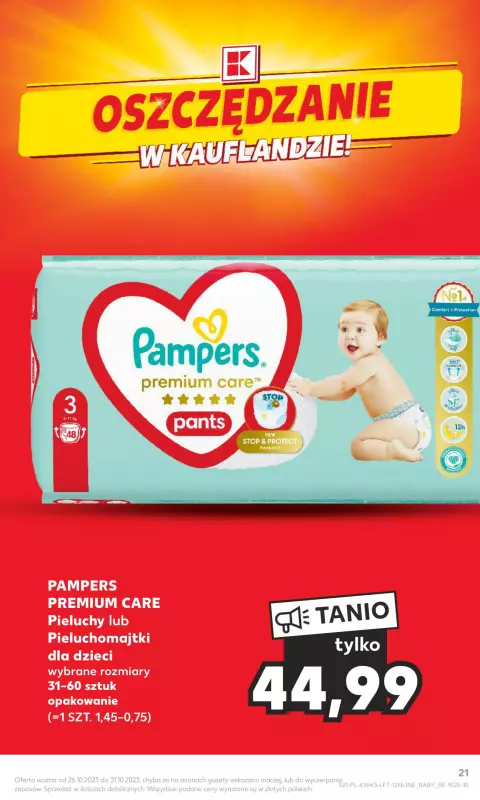 kaufland bielsko pampers