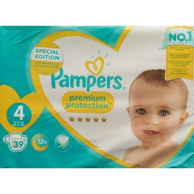 pampers premium protection size 4 39