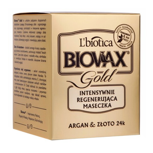 biovax gold argan & złoto 24k szampon intensywnie regenerujący 2