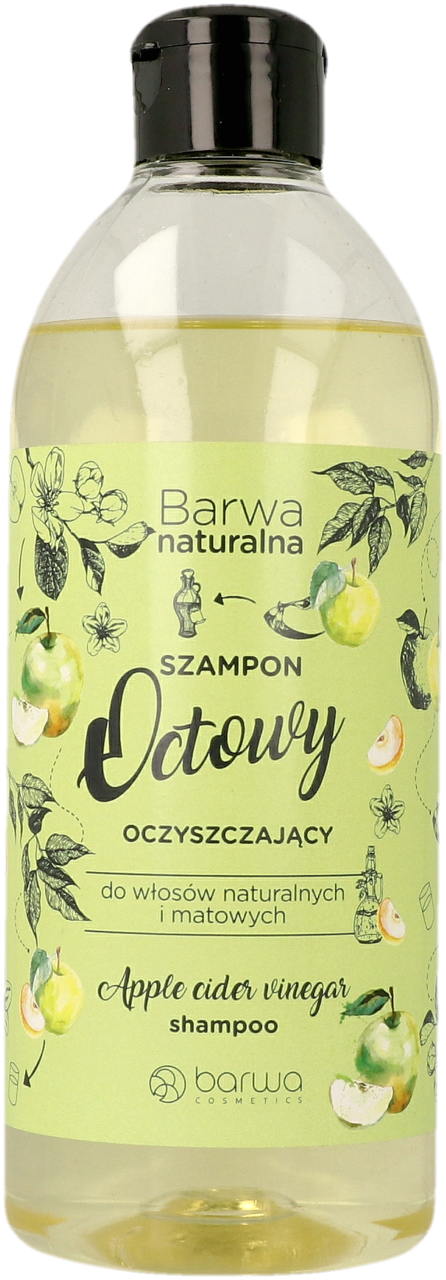 barwa naturalna szampon do włosów octowy