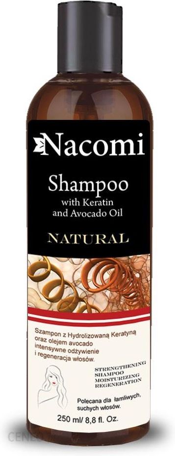 szampon do włosów z keratyną i olejem avocado