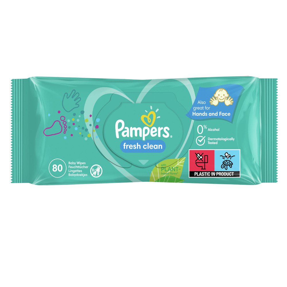 pampers chusteczki nawilżane fresh clean