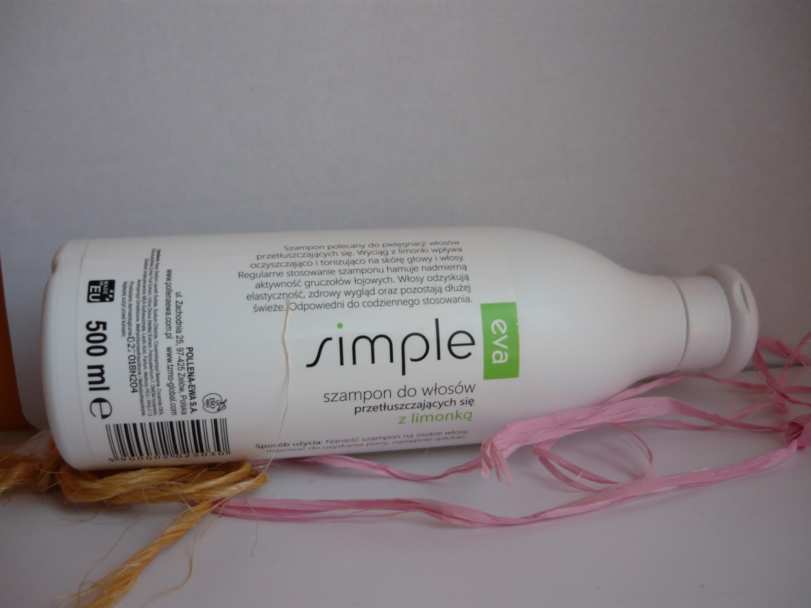 pollena-ewa eva simple szampon do włosów przetłuszczających z limonką