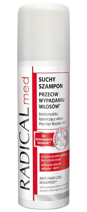 suchy szampon rozpyla wodę