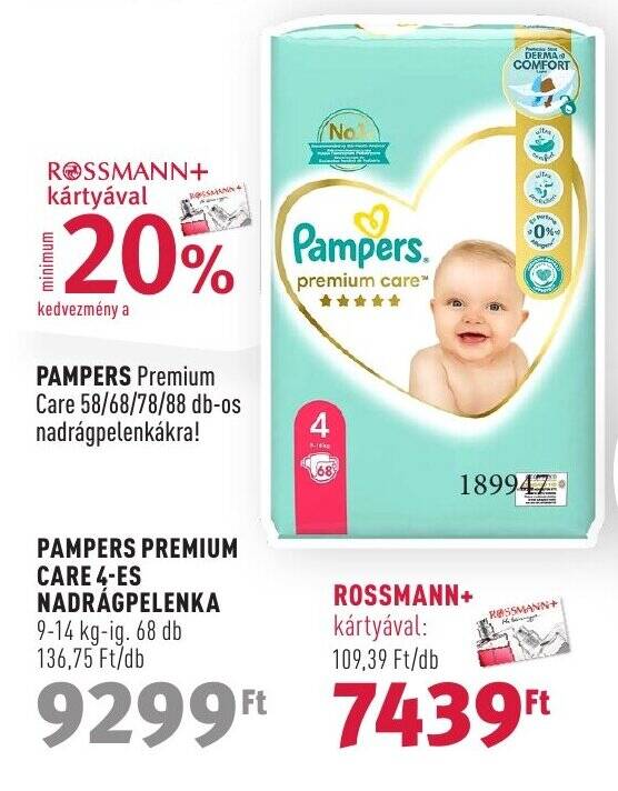 rossmann pampers 9-14kg