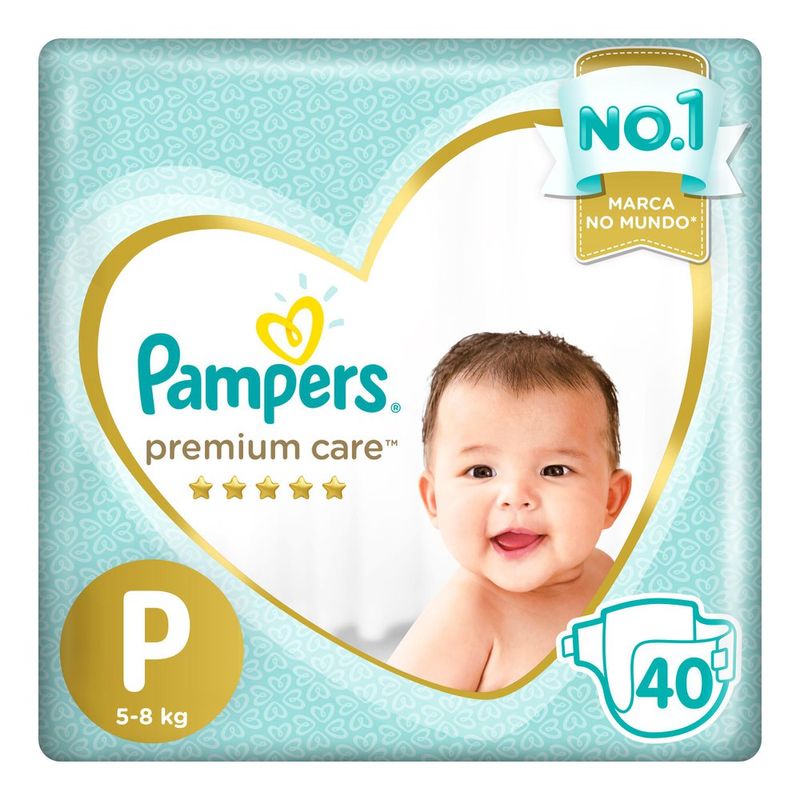 fralda pampers premium care