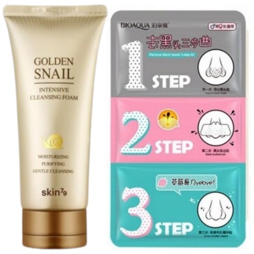 skin79 oczyszczająca pianka do twarzy golden snail intensive cleansing foam