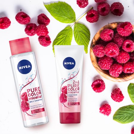 nivea odżywka do włosów farbowanych malina