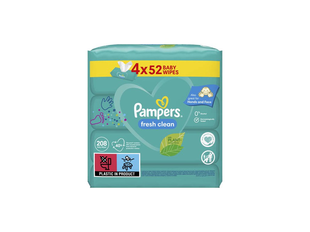 fresh clean pampers 4 pak cena