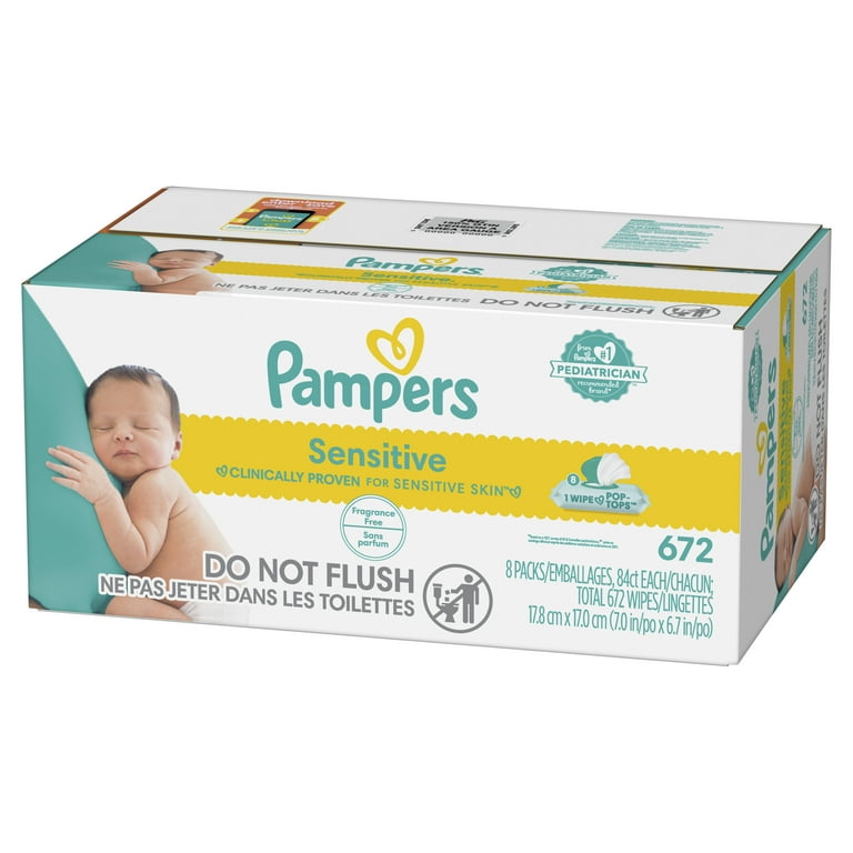 chusteczki pampers sensitive baby wipies