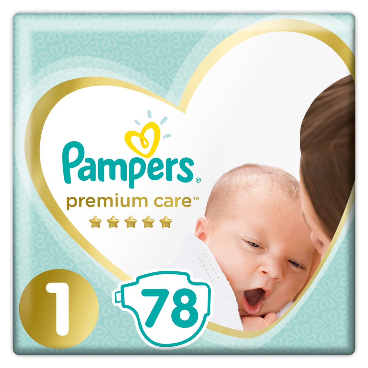 pampers duże opakowanie 88 szt 2-5kg