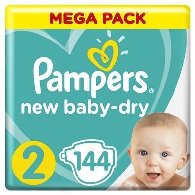 pampers new baby-dry 2 giant pack