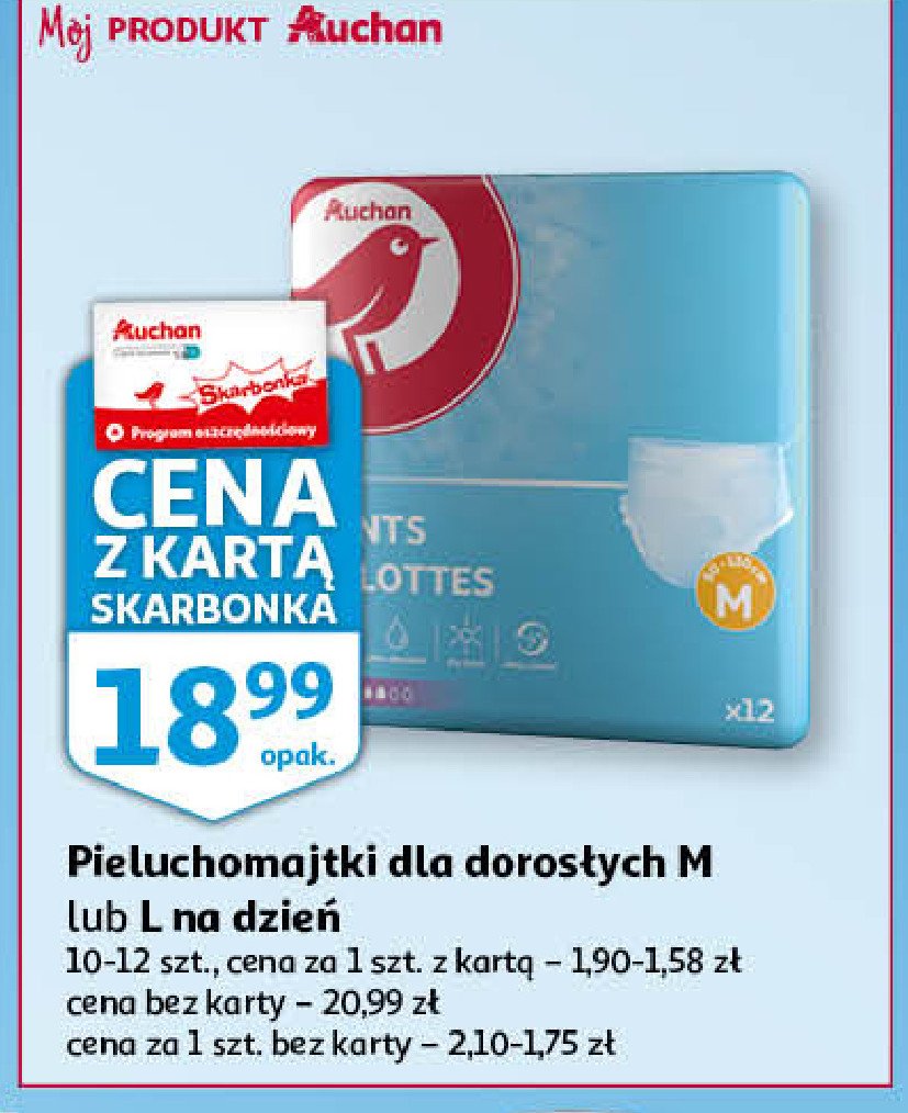 auchan pieluchy dla dorosłych