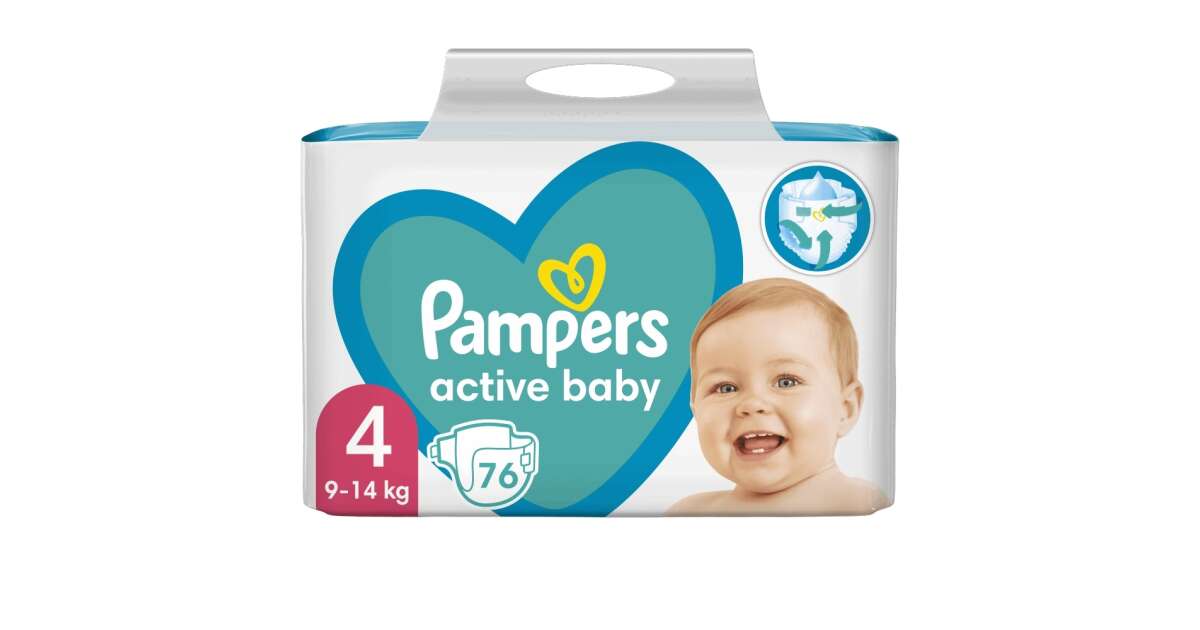 pampers active baby 4 maxi 76