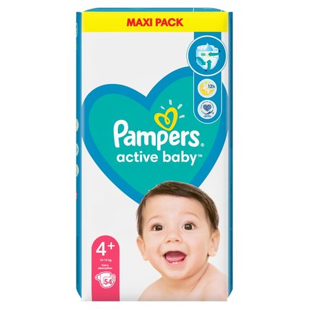 pampers active baby 4+ waga