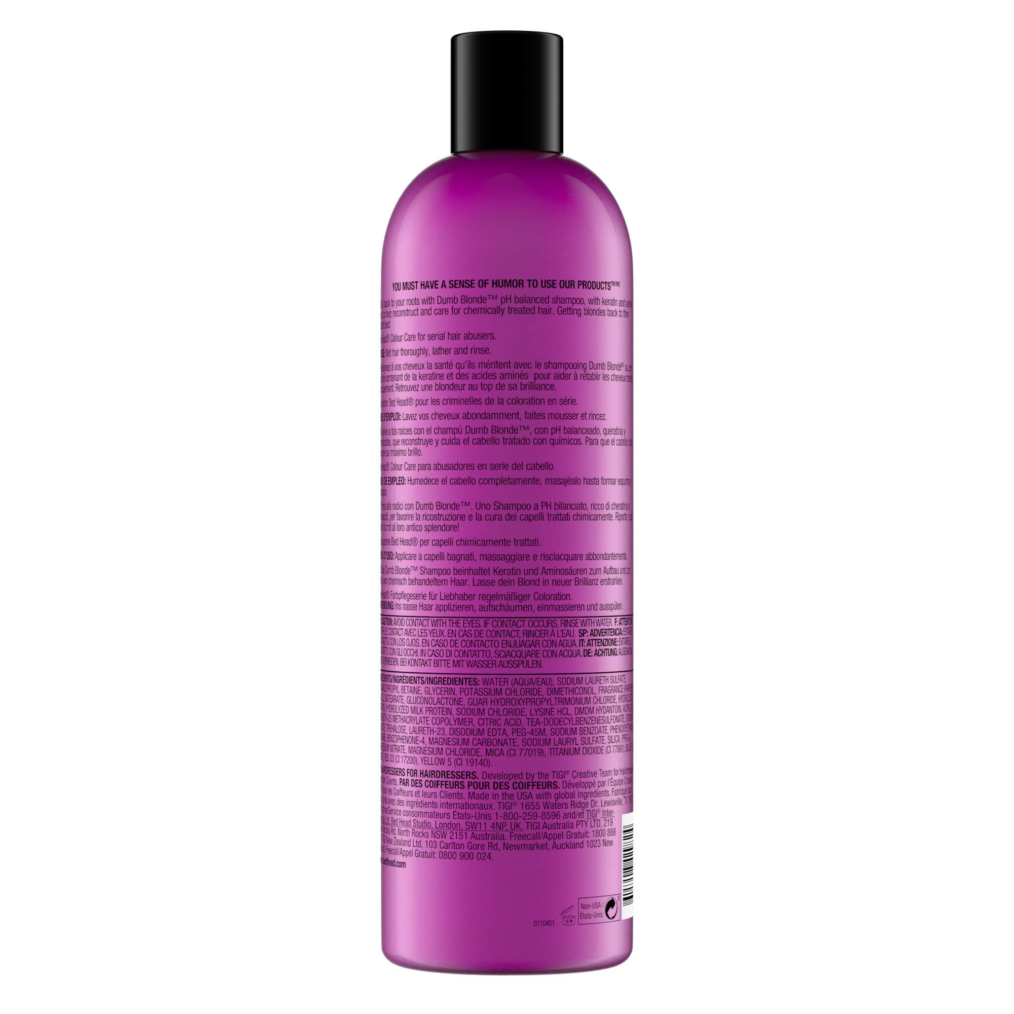 tigi bed head dumb blonde purple szampon