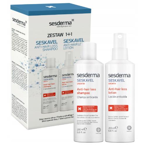 szampon przeciw wypadaniu włosów seskavel sesderma 200ml