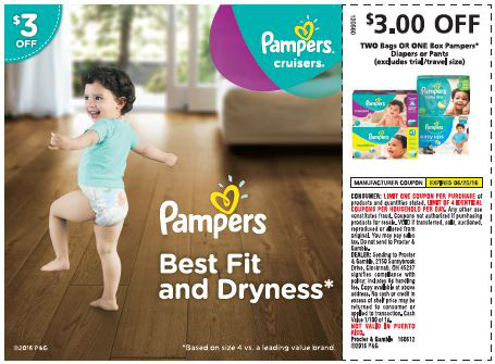 pampers voucher code