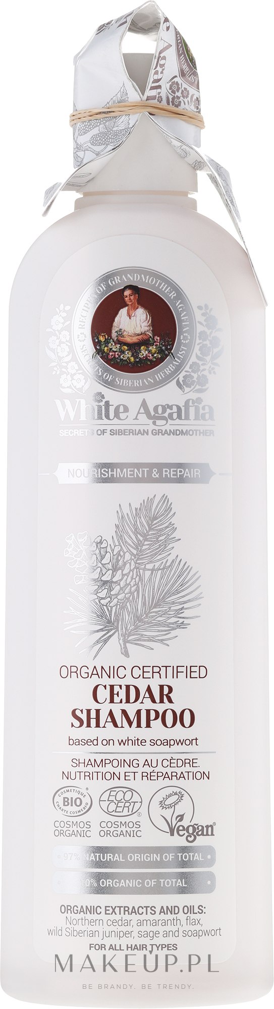 white agafia szampon cedrowy wizaz